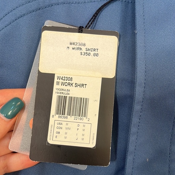 NWT Adidas Y-3 Men’s Work Shirt Size M - Picture 3 of 9